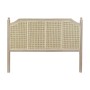 Cabecero de Cama DKD Home Decor Ratán Madera de caucho Natural (160 x 6 x 120 cm)