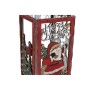 Farol DKD Home Decor Papá Noel Blanco Rojo Metal (13 x 13 x 39 cm)