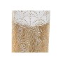 Jarrón DKD Home Decor Dorado Metal Blanco Tropical (20 x 20 x 121 cm)