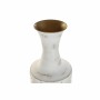 Vase DKD Home Decor Doré Métal Blanc Tropical (20 x 20 x 121 cm)