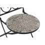 Silla de Jardín DKD Home Decor Negro Cerámica Multicolor Forja (39 x 50 x 93 cm)