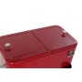 Frigo DKD Home Decor Rouge Avec des roues Acier PP (56 L) (74 x 43 x 80 cm)