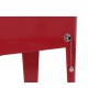 Nevera DKD Home Decor Rojo Con ruedas Acero PP (56 L) (74 x 43 x 80 cm)