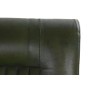 Butaca DKD Home Decor Negro Metal Piel Verde (62 x 82 x 84 cm)