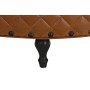 Repose-pied DKD Home Decor Bois Marron Cuir (94 x 94 x 54 cm)