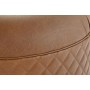 Repose-pied DKD Home Decor Bois Marron Cuir (94 x 94 x 54 cm)