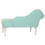 Canapé chaise longue DKD Home Decor Polyester Bois d'hévéa (119 x 55 x 77 cm)