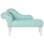 Canapé chaise longue DKD Home Decor Polyester Bois d'hévéa (119 x 55 x 77 cm)