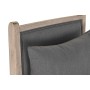 Sillón DKD Home Decor Abeto Poliéster Gris oscuro Marrón claro (57 x 85 x 71,5 cm)