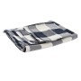 Nappe et serviettes de table DKD Home Decor Bleu Coton Blanc (150 x 150 x 0,5 cm)