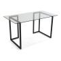 Bureau Versa Verre Métal (70 x 76 x 140 cm)