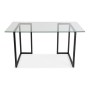 Bureau Versa Verre Métal (70 x 76 x 140 cm)