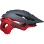 Casque de Cyclisme pour Adultes Bell Bike Sixer Noir Rouge (Taille L) (Reconditionné A+)