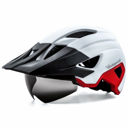 Casco de Ciclismo para Adultos 57 cm Luz LED Visera (Reacondicionado A+)