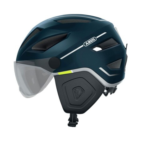 Casco de Ciclismo para Adultos ABUS Pedelec 51-55 cm Verde Unisex Luz LED (Reacondicionado D)