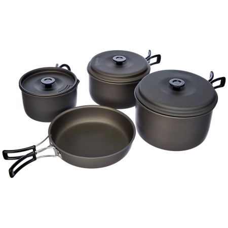 Set de Cocina Campingaz 8 pcs Sartén Bolsa de transporte Olla con Tapa (Reacondicionado D)