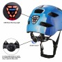 Casque de Cyclisme pour Adultes 56-61 cm Bleu Lumière LED (Reconditionné A)