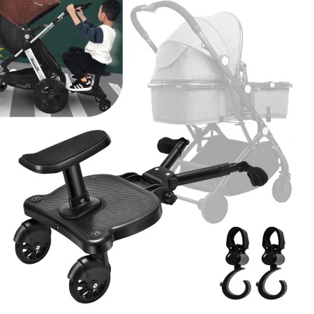 Trottinette pour poussette bébé Noir (Reconditionné A)