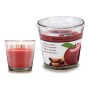 Bougie Parfumée Pomme Canelle Rouge verre Cire