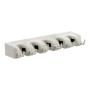 Support de balai mural Plastique (9 x 6 x 40 cm)