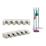 Support de balai mural Plastique (9 x 6 x 40 cm)