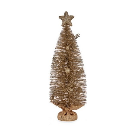 Árbol de Navidad con Estrella Champagne (23 x 14,5 x 46 cm)