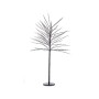 Sapin de Noël Noir Métal Fibres optiques (70 x 150 x 70 cm)