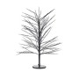 Sapin de Noël Noir Métal Fibres optiques (70 x 120 x 70 cm)