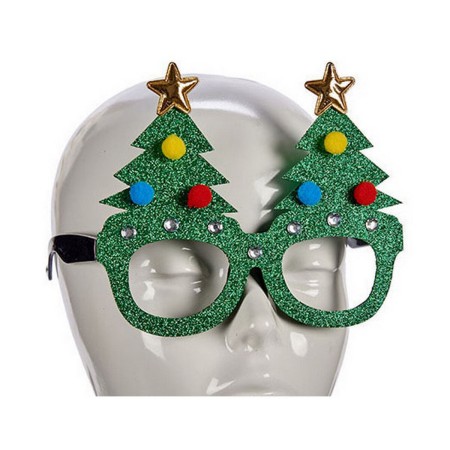 Lunettes Sapin de Noël Vert Polyuréthane