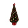Sapin de Noël Rouge Doré Vert Plastique polypropylène (21,5 x 51 x 21,5 cm)