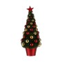 Sapin de Noël Rouge Doré Vert Plastique polypropylène (16 x 37,5 x 16 cm)