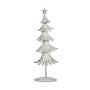 Sapin de Noël Métal Blanc (17,5 x 50 x 11 cm)