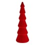 Sapin de Noël Rouge Bois Velours (12 x 36,5 x 12 cm)