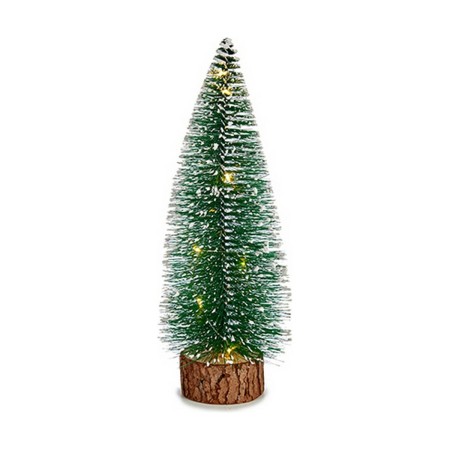 Sapin de Noël Métal Bois Vert Plastique (10 x 25 x 10 cm)