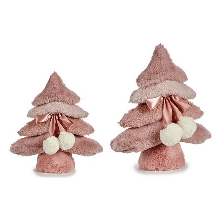 Sapin de Noël Polaire Rose foncé (25 x 29 x 11 cm)
