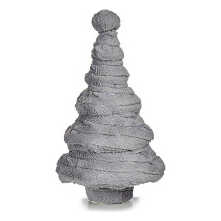 Sapin de Noël Rond Polaire Gris (22 x 37,5 x 22 cm)