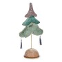 Sapin de Noël Multicouleur Argenté Bois Turquoise Polyester (12 x 43 x 22 cm)