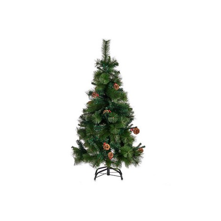 Sapin de Noël Rouge Métal Marron Vert Plastique (Ø 60 x 120 cm)