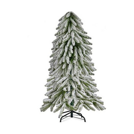 Sapin de Noël Métal Blanc Vert Plastique (Ø 65 x 150 cm)
