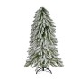 Sapin de Noël Métal Blanc Vert Plastique (Ø 65 x 150 cm)