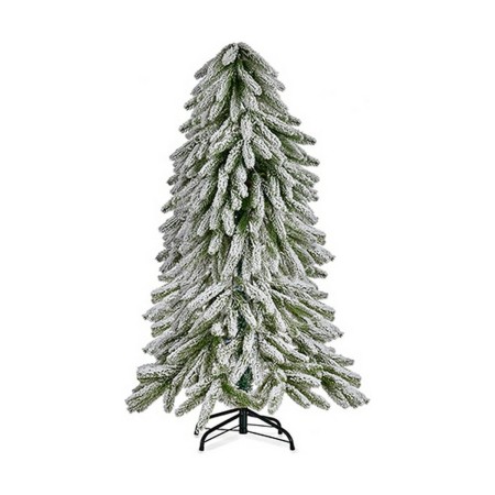 Sapin de Noël Métal Blanc Vert Plastique (Ø 90 x 210 cm)