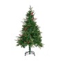 Sapin de Noël Rouge Métal Marron Vert Plastique (70 x 70 x 130 cm)