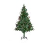 Sapin de Noël Rouge Métal Marron Vert Plastique (76 x 76 x 120 cm)