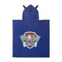 Serviette poncho avec capuche The Paw Patrol Bleu (50 x 115 cm)