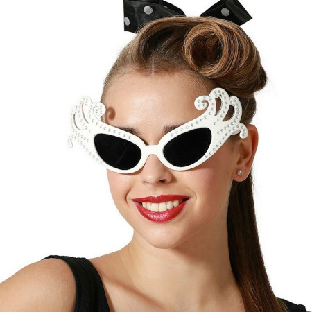 Gafas Negro Brillantes Blanco