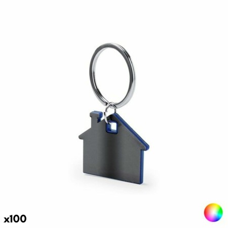 Llavero 146061 Acero Inoxidable Casa (100 Unidades)
