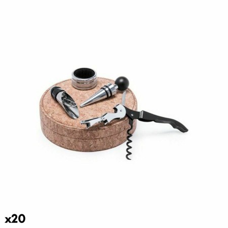 Set de Accesorios para Vino Vintage Coconut 146098 Corcho (20 Unidades)