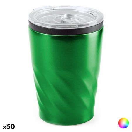 Verre avec Couvercle Top Can Cap 146283 350 ml (50 Unités)