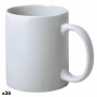 Taza de Cerámica Top Can Cap 146286 Blanco (350 ml) (36 Unidades)