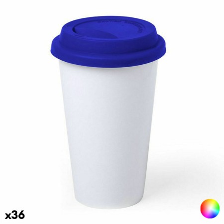 Verre avec Couvercle 146288 400 ml (36 Unités)